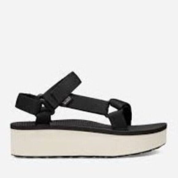Teva Flatform Universal Flatform Sandal Black 11M NWT - Picture 1 of 2